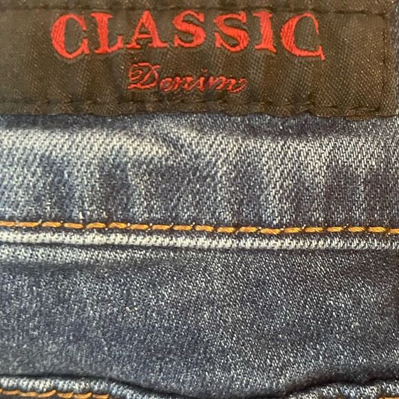 CLASSIC Cotton Denim Distressed Jean NWOT SIZE 7 - Picture 7 of 10